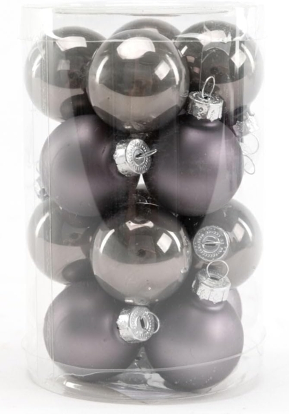 TrendLine Weihnachtskugeln Mini aus Glas Ø 35 mm 16 Stück Christbaumschmuck