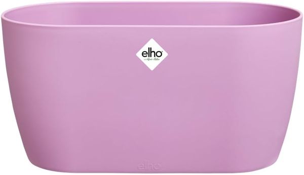 Elho Brussels Orchidee Duo 25 - Blumentopf für Innen - Ø 24.8 x H 12.0 cm - Lila/Kräftiges Violet