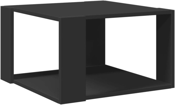 vidaXL Couchtisch Schwarz 51,5x51,5x30 cm Holzwerkstoff 848137