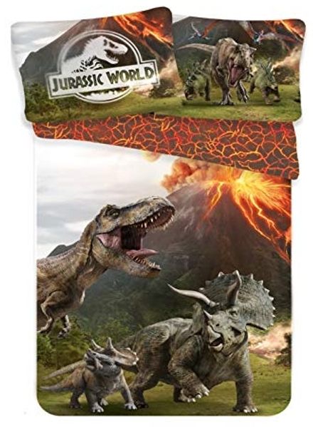 Jurassic World Bettwäsche set 100% Baumwolle 140x200 + 70x90 cm