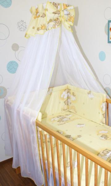 Betthimmel Chiffon Himmel für Baby Bett Deko Himmel Sterne D5 Bild 2
