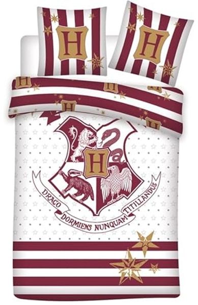 Harry Potter Bettwasche Set 100% Bio-Baumwolle 2x Kissenbezüge