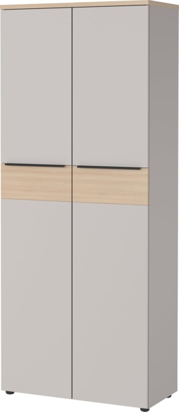 Germania Aktenschrank 4441-654 GW-Oviedo, in Kaschmir/Lindberg-Eiche-Nb, mit Türdämpfung, 80 x 197 x 40 cm (BxHxT)