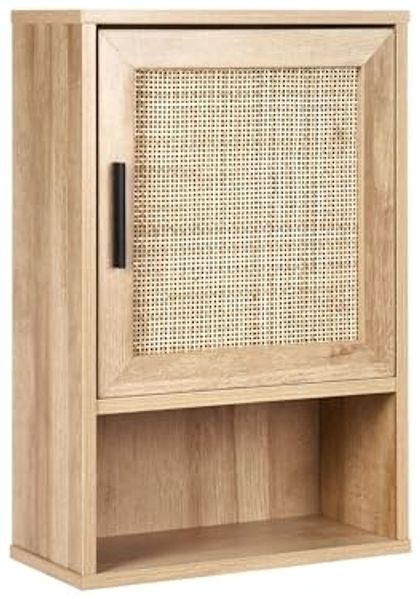Wandschrank ROSELL Holzwerkstoff 40 cm 19 cm 60 cm Heller Holzfarbton
