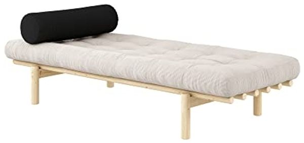 Karup Design Futonsofa Next Daybed Cord , Gestell Natur, Matratze Ivory