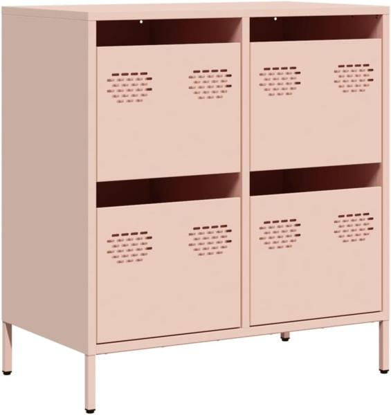 Sideboard Rosa 68x39x73,5 cm Kaltgewalzter Stahl 851257