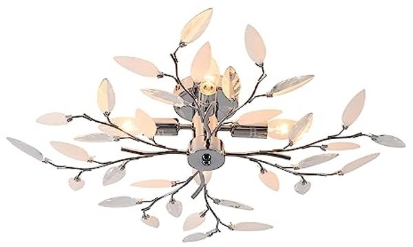 Deckenleuchte FLOS 10190 Ø60CM Chrom pol, Acryl sandig und rauchig