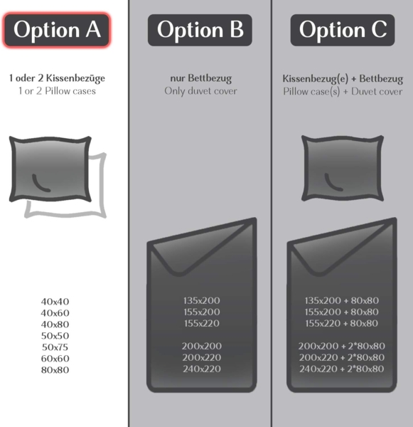 Alreya 2er-Set Renforcé Kissenbezug 50x50 cm - 100% Baumwolle mit YKK Reißverschluss, Superweicher Kopfkissenbezug 50x50, Kissenhülle, Wüsten Trugbild, nur Kissenbezug Bild 6