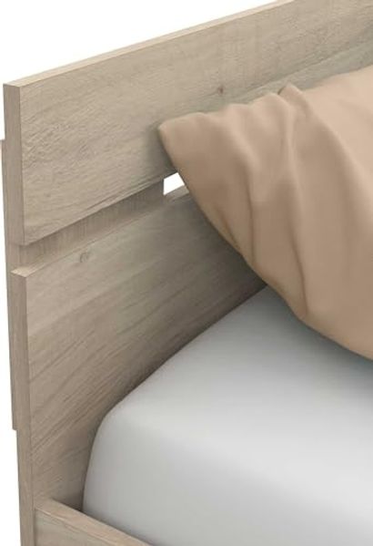 Demeyere Lit Double Pour Adulte Michigan 140 X 200 cm 2 Tiroirs / 1 Niche - Style Industriel - Fabriqué en France – Modulable und Fonctionnel Bild 7