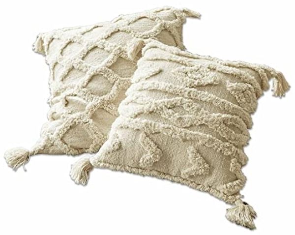 Mirabeau Kissenhülle Kissenhülle 2er Set Linares creme, (2 Stück)