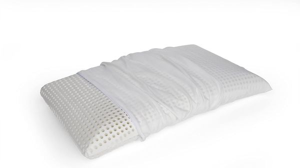 Talamo Italia Kissen für das Bett, 100% Made in Italy, Abnehmbares "Seifenkissen" aus perforiertem Memory-Schaum, hypoallergen und atmungsaktiv, 70x40xh12 cm