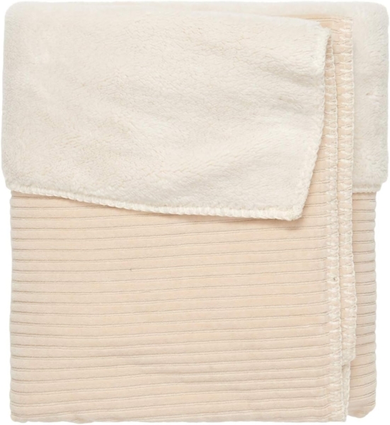 Ledikantdeken Vik Teddy Sand Beige Bild 2