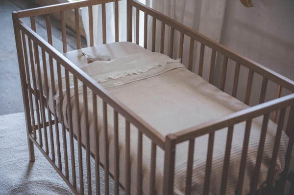 Ledikantdeken Vik Teddy Sand Beige Bild 4