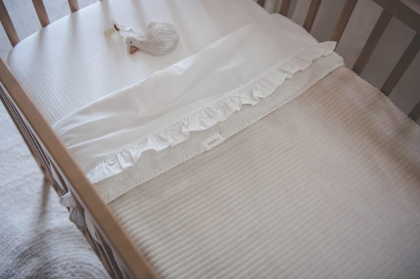 Ledikantdeken Vik Teddy Sand Beige Bild 3