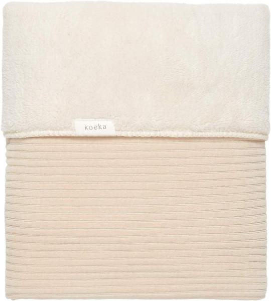 Ledikantdeken Vik Teddy Sand Beige Bild 1