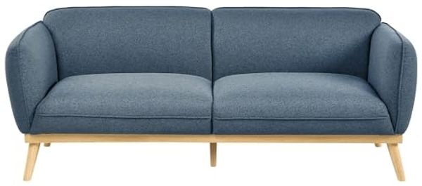 Sofa 3-Sitzer LJUNG Stoff Blau