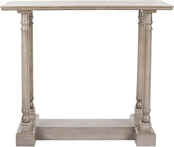 SAFAVIEH Modern Wooden Accent Table, in Vintage Grey, 40 X 95 X 80
