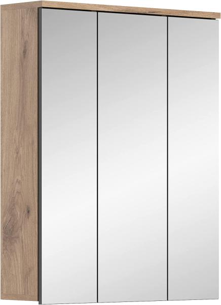 Xonox 'Mason' Spiegelschrank, Nox Oak / Spiegelglas