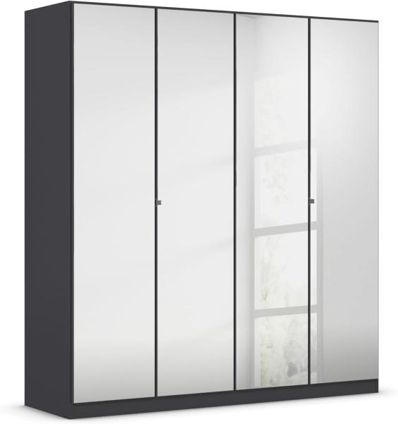 rauch Drehtürenschrank Reflect mit Spiegelfront, inkl. praktischer Inneneinteilung und Stoffboxen-Set