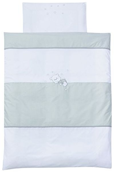Easy Baby Bettwäsche 100/135 Vichy Grey Bear