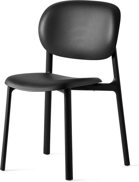 Connubia, Stuhl Zero. Farbe Schwarz, 100% recyceltes Polypropylen