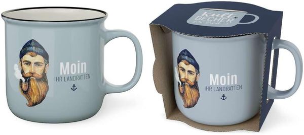 Kult-Becher Kaffeetasse Kaffee Tee Tasse 0,25l Geschenk la vida Seemann 9048641
