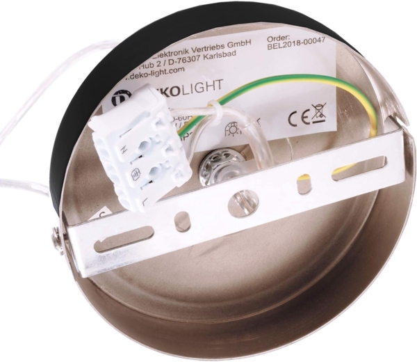 Deko-Light Asterope 250 Pendelleuchte, rund, 60W, E27, schwarz-matt (342132) Bild 6