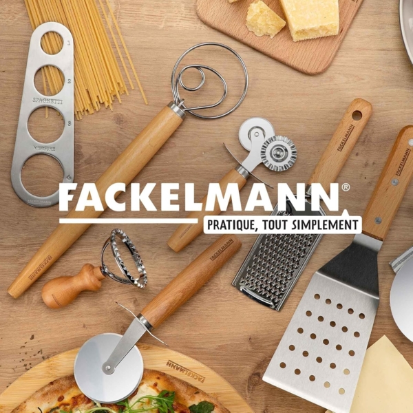 FACKELMANN Pizzaschneider XXL - robust, Teigschneider, Kuchenmesser Bild 8