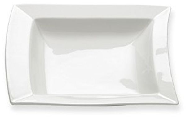 Maxwell & Williams Sway Teller Tief, Suppenteller, Tiefer Teller, Salatteller, Porzellan, Weiß, 19. 5 cm, JX31042