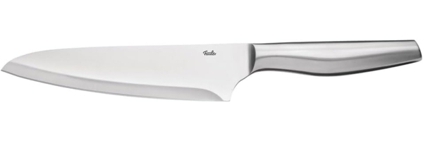 Fissler Kochmesser Essential, Lange breite Klinge, Halbkropf, gewichteter Griff