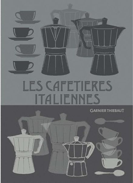 Garnier-Thiebaut Geschirrtuch Cafetiere Italienne Vert De Gris 50x70 Cm 100% Baumwolle