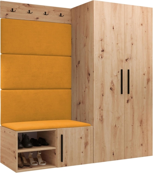 Garderoben-Set Mapreni I (Farbe: Artisan Eiche, Manila 32)