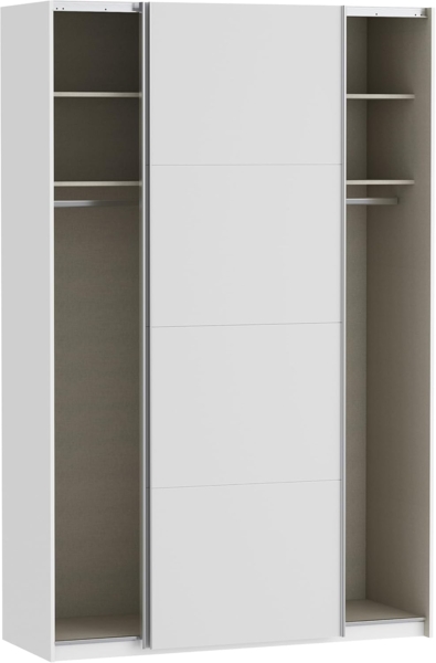 FORTE Schwebetürenschrank Fittio, Made in Europe, 2 Schiebetüren, modernes Design Höhe 2,35 mtr, stehende Montage Bild 6