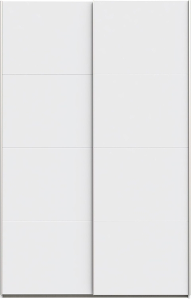 FORTE Schwebetürenschrank Fittio, Made in Europe, 2 Schiebetüren, modernes Design Höhe 2,35 mtr, stehende Montage Bild 3