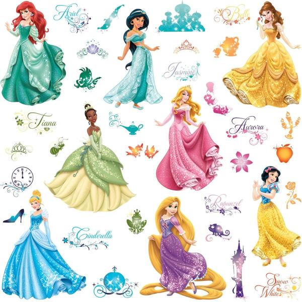 Disney Prinsesse Royal Wallstickers