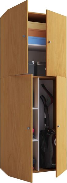 VCM Mehrzweckschränke Lona 913850 Buche B. 70 x H. 184 x T. 40 cm