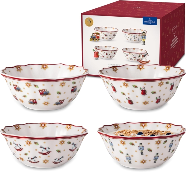 Villeroy & Boch Toy's Delight Jubiläums-Schalen Set 4-teilig