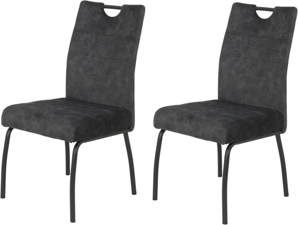 HELA 4-Fußstuhl EVELYN (Set, 2 St), Komfortsitz mit Federkorb