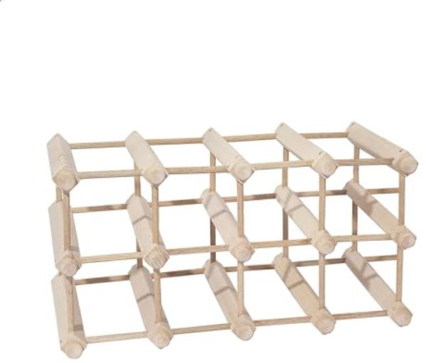 WELL HOME MOBILIARIO & DECORACIÓN Weinregal Buche für 12 Flaschen