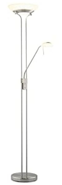 LED-Fluter Even II / FL55224E, Glas, Metall, Weiß, 33 x 180 x 33 cm