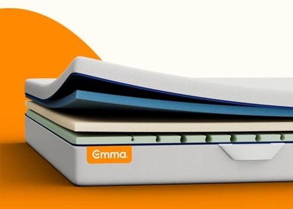 Emma One+ Matratze 140x200 H3 Hart – Kühlende & atmungsaktive 3-Zonen-Schaummatratze – Ergonomisch, Klimaregulierend & Waschbarer Bezug – Für alle Schlafpositionen geeignet