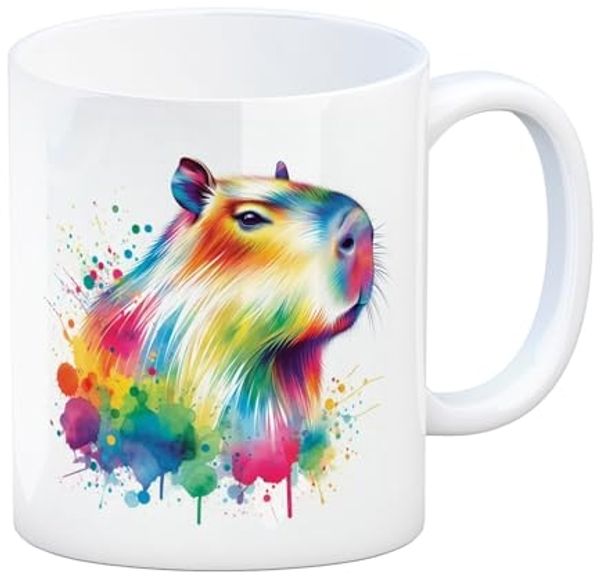 speecheese Tasse Capybara Aquarell Kaffeebecher