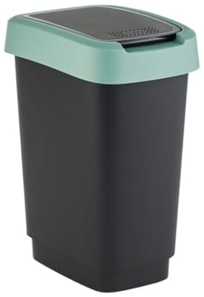 Rotho Swingeimer Twist 25 L schwarz misletoe green