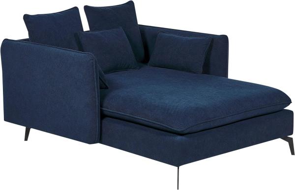 Chaiselongue marineblau schwarz CHARMES