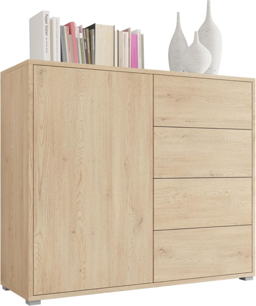 Kommode Gesita K1D4SZ (Farbe: Eiche Cremona)