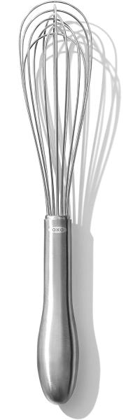 OXO Steel Schneebesen 22,5 cm, schmales Design, silber