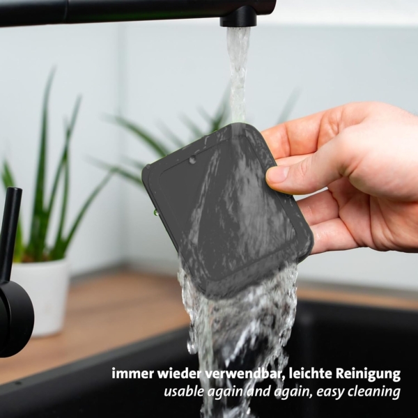 WESTMARK Vorratsdose 2 Frischhaltedeckel, eckig, 10,5 x 8,5 cm, Silikon, Silikon Bild 5