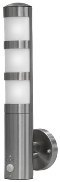Grafner® Edelstahl Wandlampe mit Bewegungsmelder 137WBPIR Wandleuchte außen