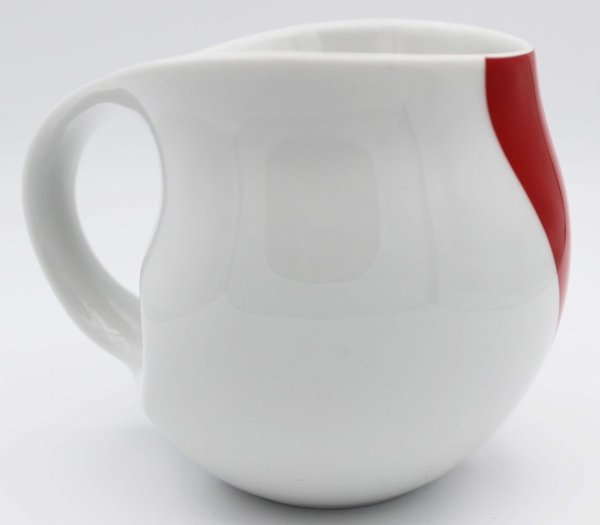 Colani dekorierter Kaffeebecher Arrow rot Bild 3