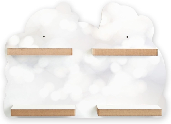 Kreative Feder Wandregal Musikboxregal-Erweiterung für Tonies, inkl. 20 Metallplättchen mit viel Platz für neue Tonie-Figuren